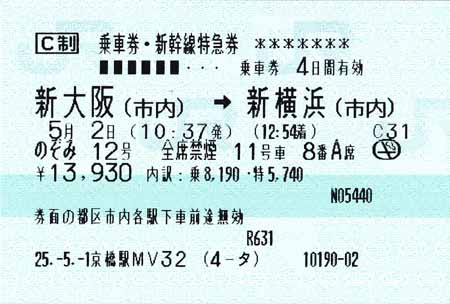 新幹線 乗車券 www.krzysztofbialy.com