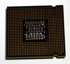 LGA775 CPUの裏側